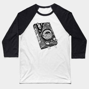 Spellbook. Evil book. black magic. Necronomicon Baseball T-Shirt